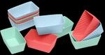 LURCH Flexiform Brownie 12er Set Silikon Pastel Mix