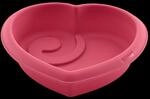 LURCH FlexiForm Herz 19cm Backform aus Silikon cotton candy