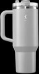 LURCH Isolierbecher Big Cup 1,2l mit ausfahrbarem Trinkhalm Jura Grey