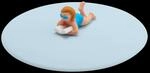 LURCH Mein Deckel Beach Girls Berta Buch &Oslash;10,5cm Silikon