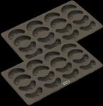 LURCH Kipferl Backform f&uuml;r perfekte Vanillekipferl, 2er Set | FLEXI&reg;FORM Silikon