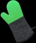 LURCH Backhandschuh Silikon/Textil UV ProTech Oberfl&auml;chenveredelung peppermint