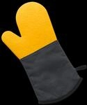 LURCH Backhandschuh Silikon/Textil UV ProTech Oberfl&auml;chenveredelung lemonade