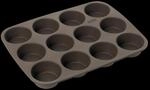 LURCH FlexiForm American Muffins 12fach 33,5x25x3,5cm braun