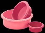 LURCH FlexiForm Tortenform 3er Set Premium-Platin-Silikon Candy Mix