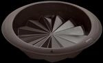 LURCH FlexiForm Fancy Cake &Oslash;24cm Premium-Platin-Silikon braun