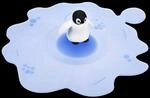 LURCH Mein Deckel Arctic Summer Pinguin &Oslash;10,5cm Premium-Platin-Silikon