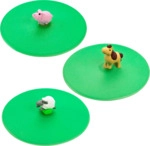 LURCH Mein Deckel Hoftiere 3er Set: Schwein, Pony und Schaf