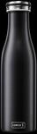 LURCH Isolierflasche Edelstahl 0,5l - Die Trinkflasche f&uuml;r unterwegs | Mattschwarz