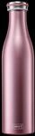 LURCH Isolierflasche Edelstahl 0,75l - Die Trinkflasche f&uuml;r unterwegs | Rose Gold