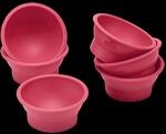 LURCH FlexiForm Halbkugel Mini 6er Set Silikon cotton candy