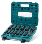 Makita Schlagnuss-Set Impact Black 1/2" | 14-teilig