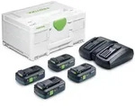 Festool Energie-Set SYS 4xTBX4/TCL6DUO 4,0 Ah 18 V