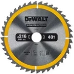 Dewalt Kreiss&auml;geblatt &Oslash; 216 x 30 x 2,6 mm 40 WZ