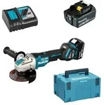 Makita Akku-Winkelschleifer DGA519RTJ 125 mm 18 V