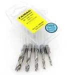 FAMAG Holzspiralbohrer-Bit-Set HSS-G kurz | 5-teilig