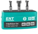 ENT T-Nutfr&auml;ser-Set 3-teilig in M5 - M6 - M8