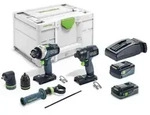 Festool Schrauber- und Bohrer-Set TID 18 5,0/4,0-Set TPC 18/4