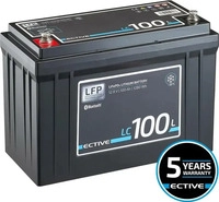 ECTIVE ELC100LLT, ECTIVE LC 100L LT 12V LiFePO4 Lithium Versorgungsbatterie 100 Ah