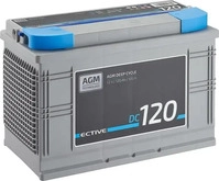 ECTIVE DC120, ECTIVE DC 120 AGM Slim 12V Versorgungsbatterie 120Ah