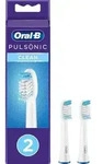 ORAL-B Aufsteckb&uuml;rsten Pulsonic Clean 2er Wei&szlig;