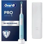 ORAL-B Pro 1 Cross Action Caribbean Blue mit Reiseetui