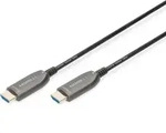 DIGITUS HDMI AOC Verbindungskabel, Typ A St/St, 20m, Ultra HD, 8K@60 Hz, gold, sw