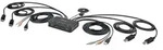 STARTECH.COM 2-Port Dual Monitor KVM Switch DisplayPort 4K 6