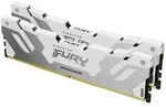 KINGSTON FURY Renegade wei&szlig;/silber DIMM Kit 32GB, DDR5-8000, CL38-48-48,...