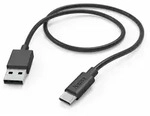 HAMA Ladekabel, USB-A - USB-C, 1 m, Schwarz