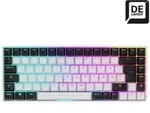 SHARKOON Skiller SGK50 S3 White, schwarz/wei&szlig;, LEDs RGB, hot-swap, Gateron YELLOW,