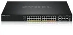 ZYXEL XGS2220 Rackmount Gigabit Managed Stack Switch, 26x RJ-45, 4x SFP+, 400W
