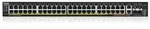 ZYXEL XGS2220 Rackmount Gigabit Managed Stack Switch, 50x RJ-45, 4x SFP+, 960W