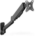 DIGITUS "Single Gasdruckfeder Monitor-Wandhalter 32"", 9 kg max, schwarz"