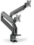 DIGITUS DA-90427 Dual Gasdruckfeder Monitor Tisch-Halterung 2x 35", 2x 15 kg max.