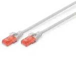 DIGITUS CAT 6 U-UTP Patchkabel, 1 m, Grau m, Farbe Grau