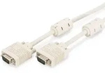 DIGITUS VGA Monitor Anschlusskabel, HD15 St/St, 3.0m, 3Coax/7C, 2xFerrit, be