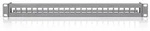 UBIQUITI Blank Keystone Patch Panel, Patchpanel f&uuml;r Keystone Module 19", lichtgrau,