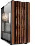 SHARKOON Rebel C70G RGB, schwarz/braun, Glasfenster
