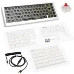 DUCKY Outlaw 65 Barebone Gaming-Tastatur, silber, ISO