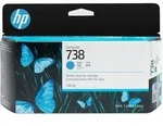 HP Tinte 738 130ml cyan