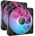 CORSAIR iCUE LINK RX140 RGB Starter Kit, schwarz, LED-Steuerung, 140mm, 2er-Pack