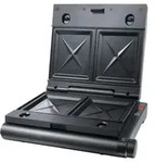 STEBA SG 55 3in1 Sandwichtoaster edelst./schw.