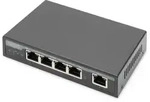 DIGITUS Gigabit PoE Indoor Extender, 4-port, 85W 100m Verl&auml;ngerung, kaskadierbar,