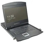DIGITUS "Modulare Konsole mit 19"" TFT (48,3cm), 8-Port KVM & Touchpad, DE Tastatur,
