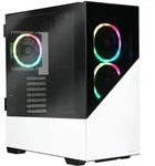 ENERMAX K8 Snow White Black, wei&szlig;/schwarz, Glasfenster
