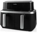 NEDIS KAAF320BK Doppel-Hei&szlig;luftfritteuse