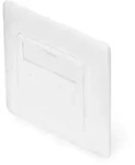 DIGITUS Leerdose f&uuml;r Keystone Module, 80x80 Rahmen, 50x50 Zentralpl., Design