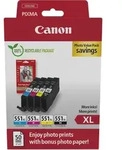CANON Tinte CLI-551XL Foto-Valuepack C/M/Y/BK