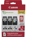 CANON Tinte PG-540L x2/CL-541XL schwarz/dreifarbig Foto-Valu